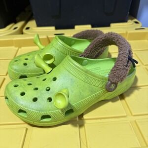 DreamWorks X Crocs Classic Clog "Shrek Green Lime" Men's Size 9 Women Size 11